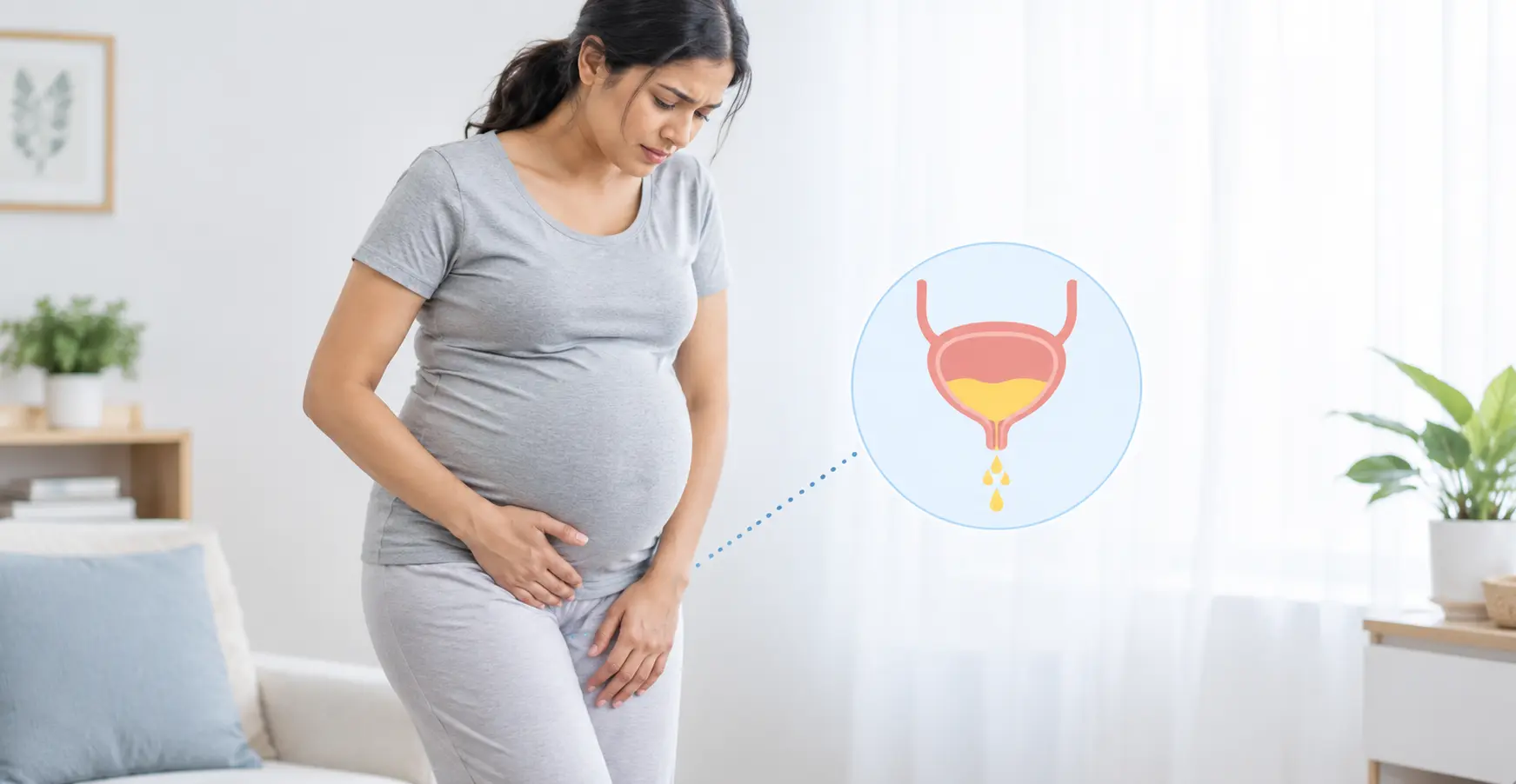 Urine leakage during pregnancy second trimester